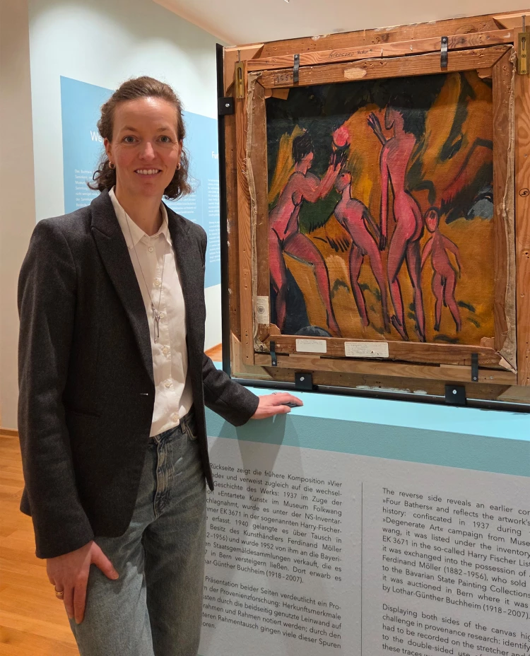 Abbildung: Provenienzforscherin Johanne Lisewski