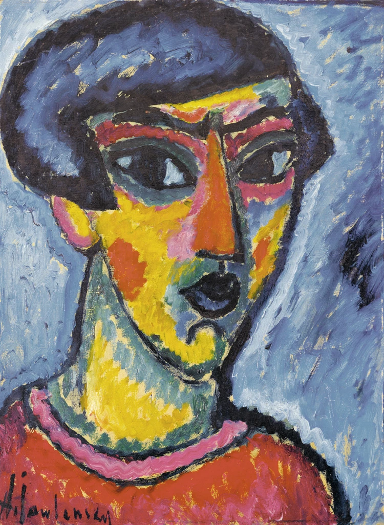 Abbildung: Alexej von Jawlensky, Kopf in Blau, 1912, Buchheim Museum