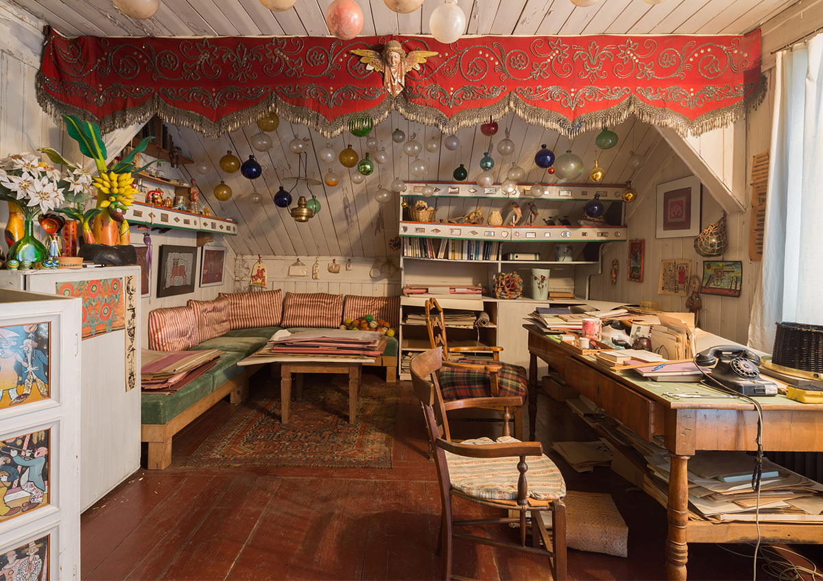 Abbildung: Florian Holzherr, The Gable Room in the Buchheim House, 2014, Buchheim Museum © Florian Holzherr